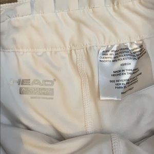 HEAD white tennis skirt